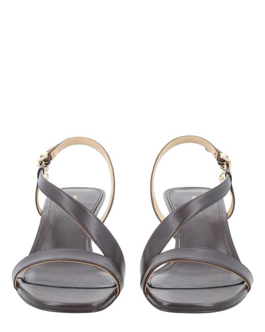 MICHAEL Michael Kors Metallic Cow Leather Sandals