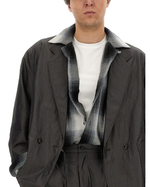 A.I.E. Black Oversize Jacket