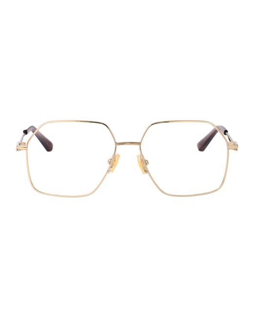 Bottega Veneta Metallic Metal Optical Glasses