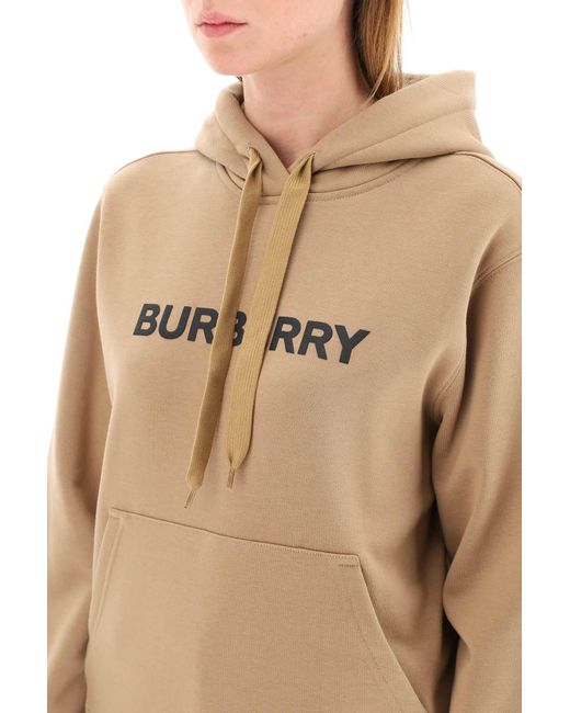 Burberry Logo Hoodie in het Natural
