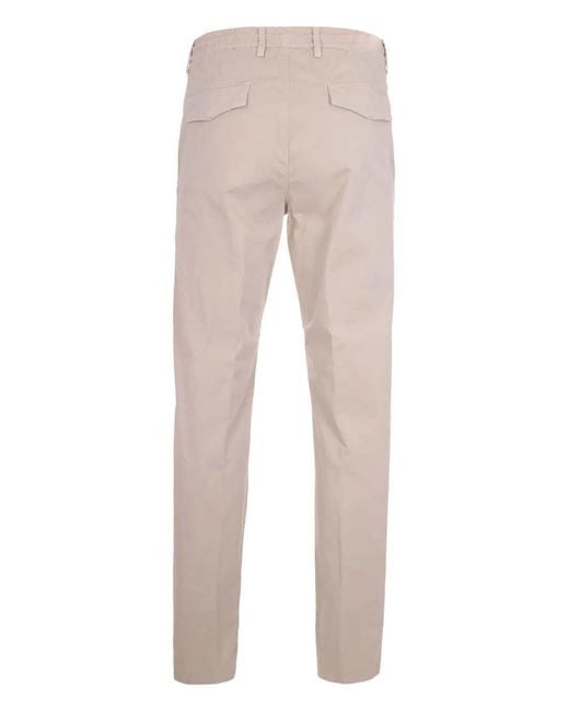 Eleventy White Drawstring Trousers for men
