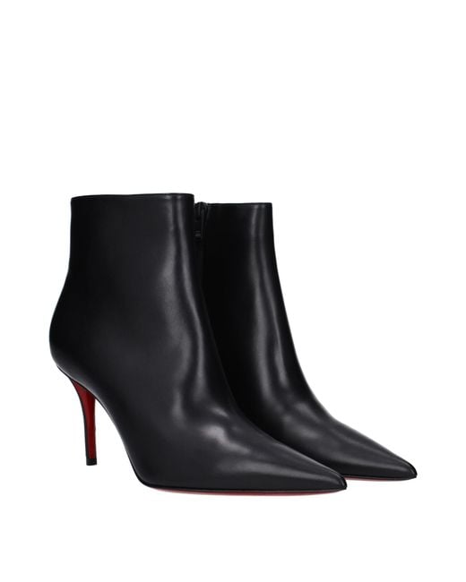 Louboutin Black Stivaletti Apostropha Donna Pelle Nero for men