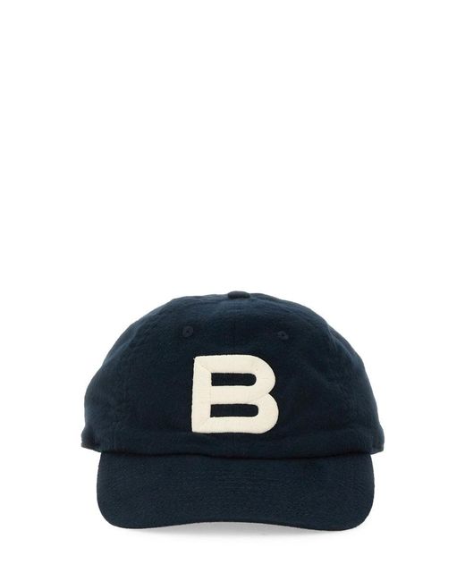 Bally Blue Hat With Logo for men