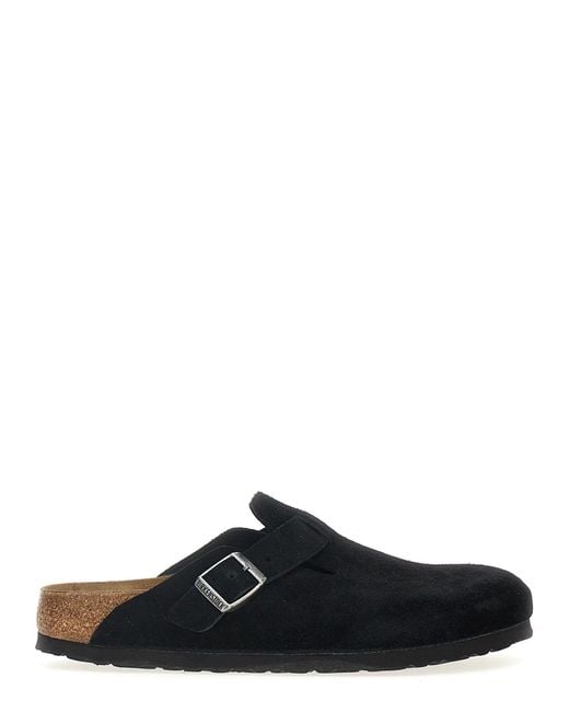 Birkenstock Black 'Boston' Sabots