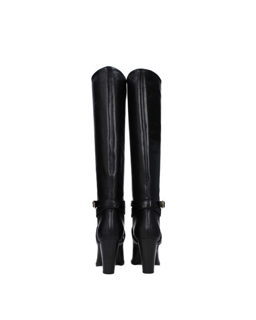 Céline Black Boots Wiltern Leather