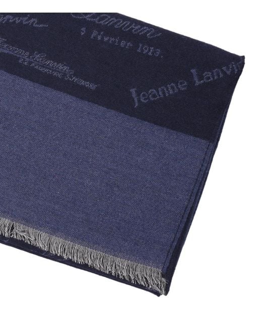 Lanvin Blue Scarfs