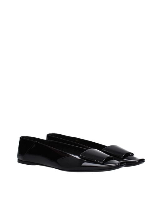 Saint Laurent Black Ballerina Patent