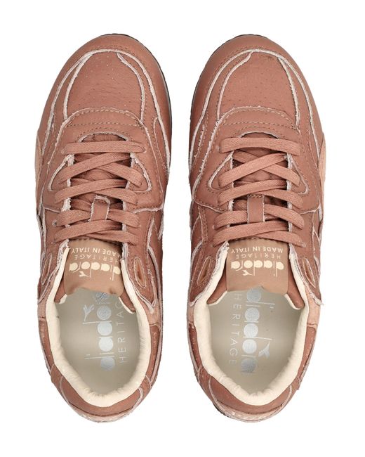 Diadora Pink Heritage Equipe Revenge Dune Used Italia Sneakers