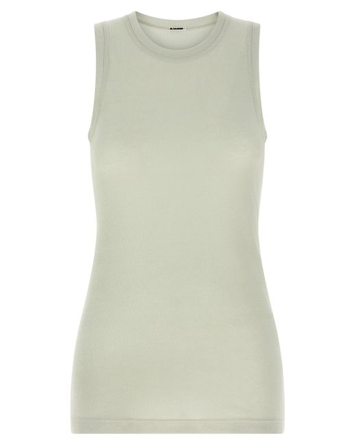 Jil Sander Green 'Kit Tank Top' Set