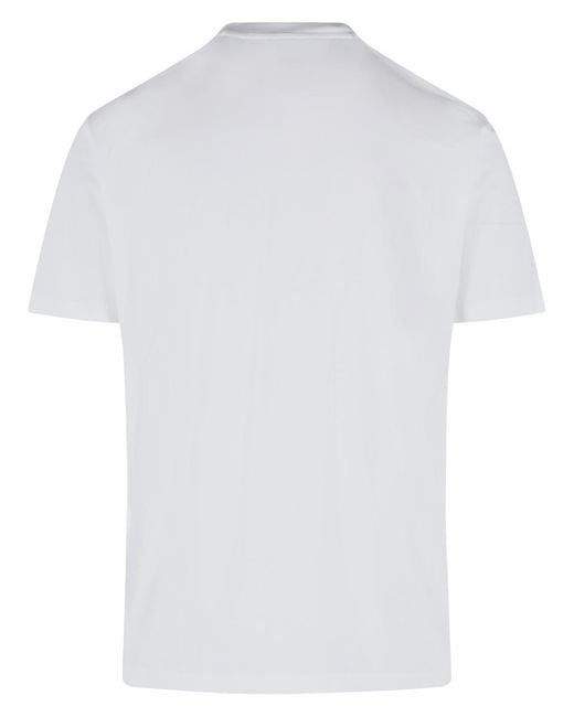 Tom Ford White Lyocell And Cotton T Shirt