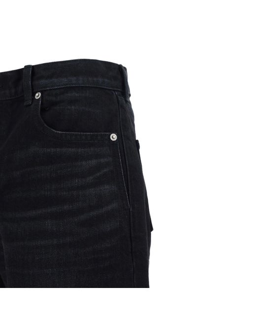 Saint Laurent Black Cotton Denim Jeans for men