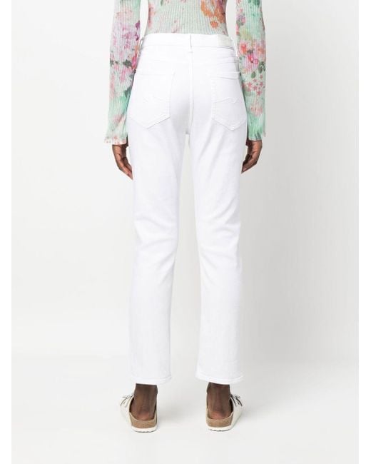 Seven7 White Slim Fit Denim Jeans