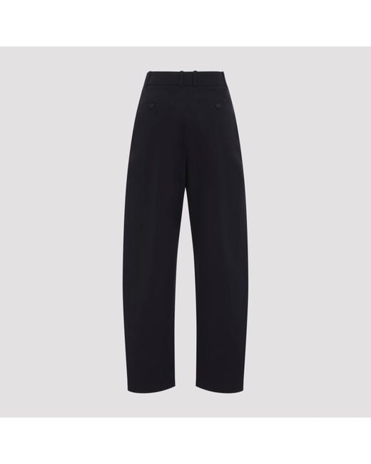 Studio Nicholson Blue Sperro Double Pleat Cotton Pant