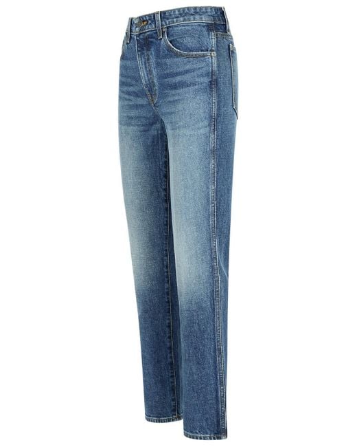 Khaite Blue 'Viv' Cotton Jeans