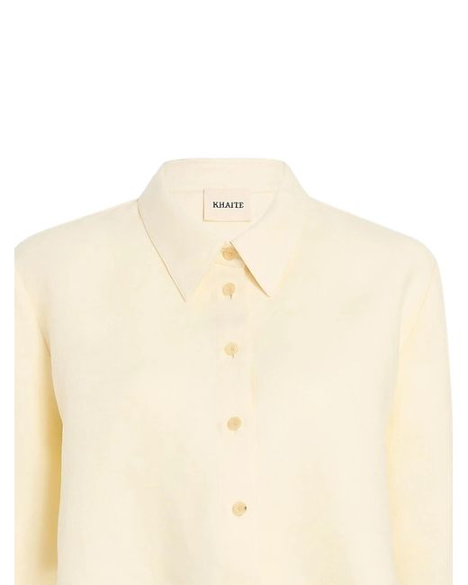 Khaite White Fritz Top