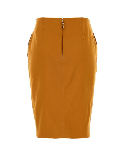 Saint Laurent Orange Skirts