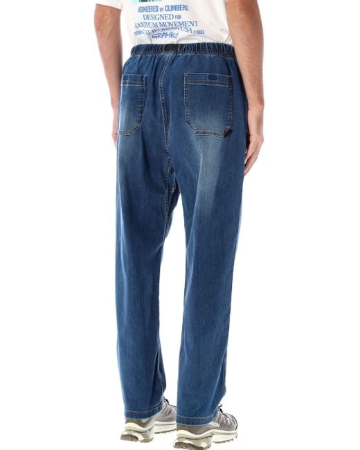 Gramicci Stretch Denim Loose Tapered Ridge Pant in Blue for Men | Lyst