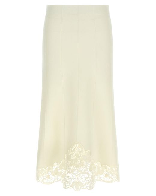 Twinset Organza Insert Rok in het Natural