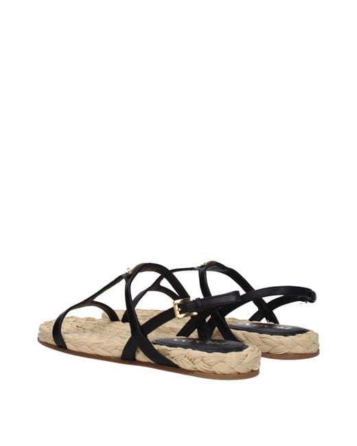 Prada Black Sandals Leather for men