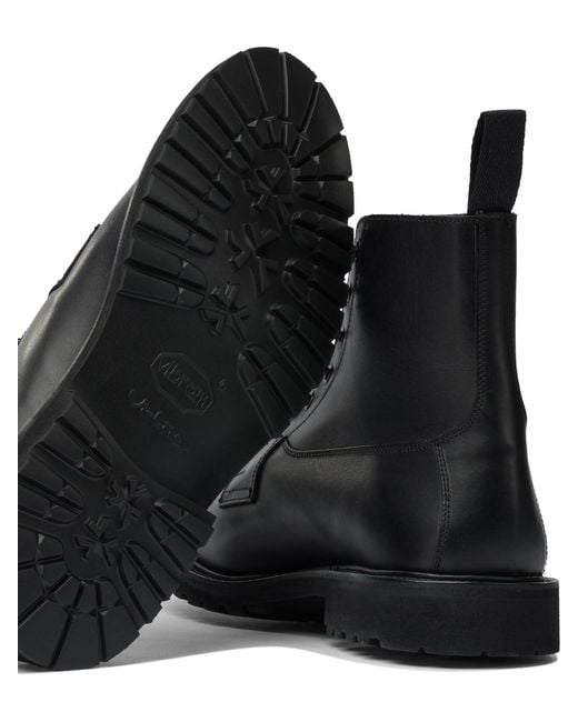 Tricker's Black "Burford" Ankle Boots for men