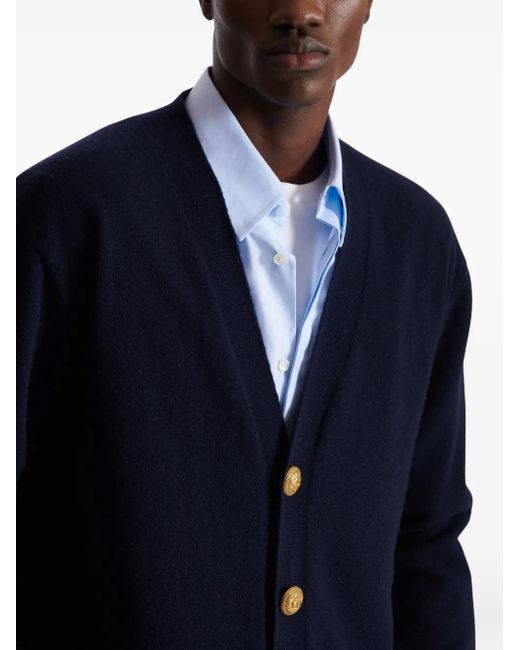 Balmain Gebreide Vest in het Blue voor heren