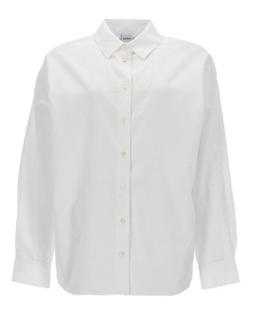 Aspesi White Regular Solid Shirt