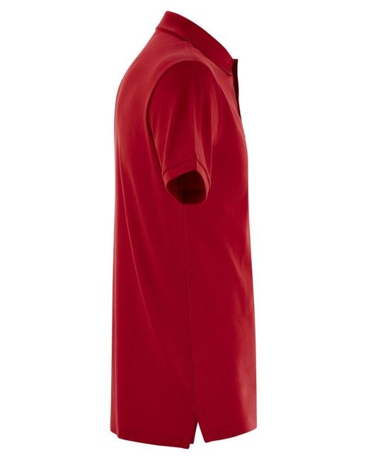 Polo Ralph Lauren Red Slim Fit Pique Polo Shirt for men