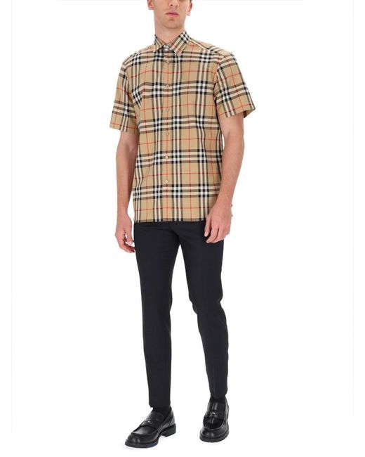 Burberry Multicolor "Check" Shirt for men