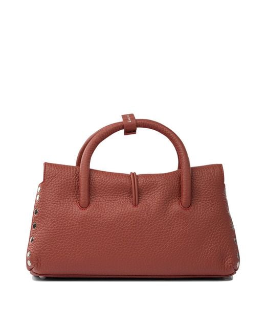 Zanellato Red "Dotta" Handtasche