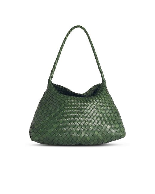 Dragon Diffusion Green 'Santa Maria' Leaf Lear Bag