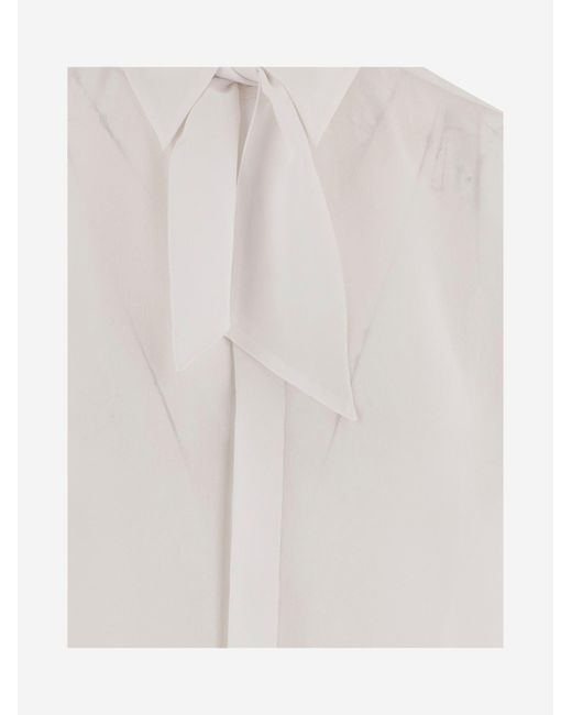 Sa Su Phi White Silk Shirt