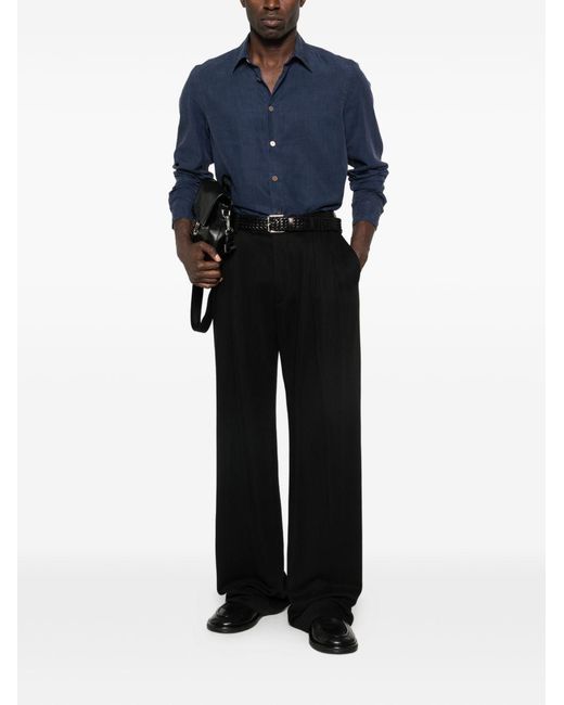 Paul Smith Overhemd Met Knopen in het Blue voor heren