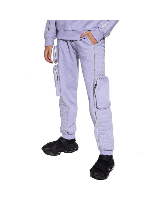 Balmain Sweatpants aus Baumwolle in Purple für Herren