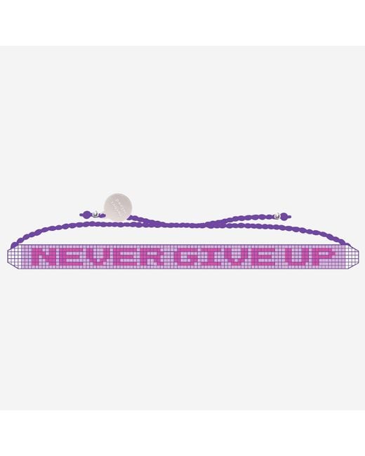 Sorbet Island Purple Glass Pearl Bracelet