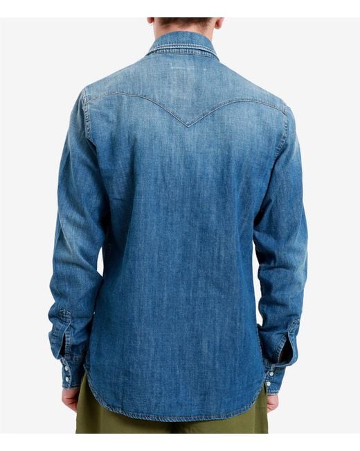 Grifoni Blue Shirts for men