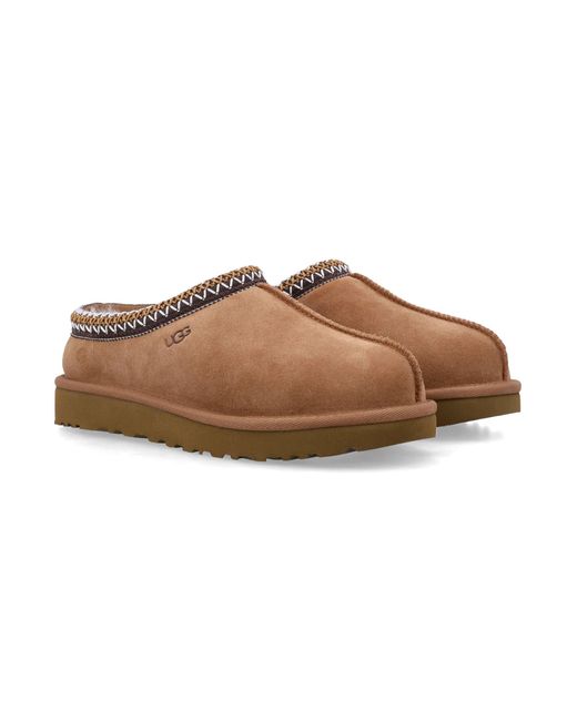 Ugg Brown Tasman Ii S Suede Slippers