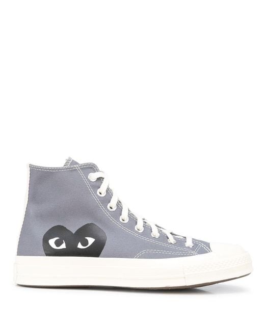 COMME DES GARÇONS PLAY White Comme Des Garçons X Converse All Star High-Top Sneakers