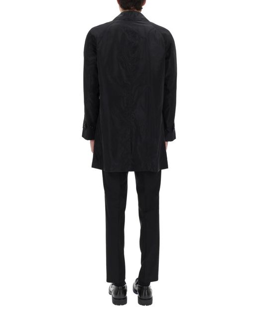 Burberry Black Cappotto "Ridgewood" for men