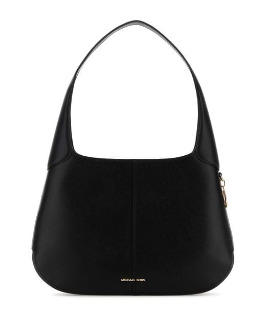 MICHAEL Michael Kors Black Leather Alice Shoulder Bag