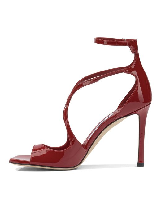 Jimmy Choo Pink "Azia 95Mm" Heeled Sandals