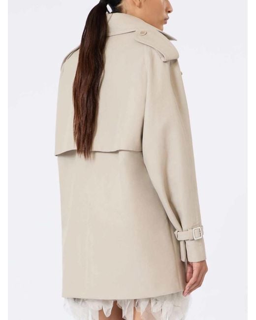 Max Mara Natural Short Cotton Duster Coat