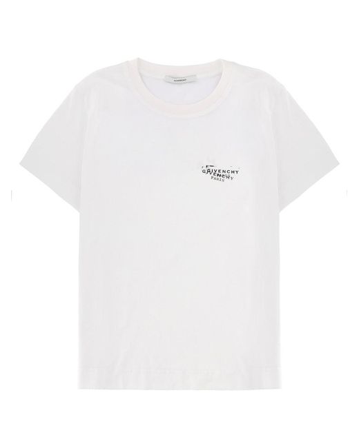 Givenchy White T-Shirt With Logo