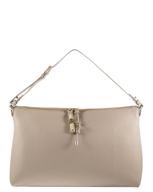 Furla Brown Debby Shoulder Bag M
