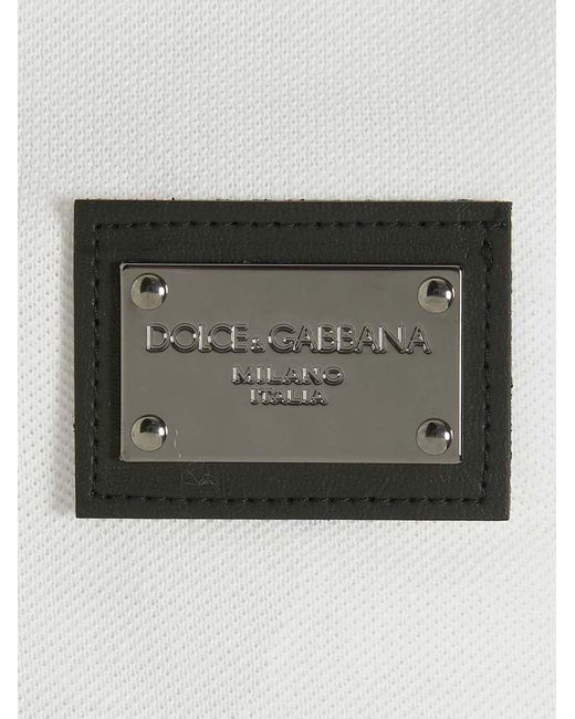 Dolce & Gabbana Dg Essential' Polo in White für Herren