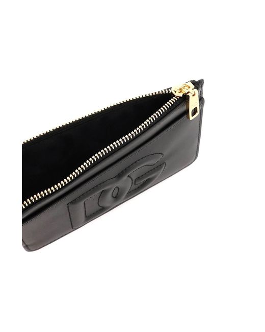 Porte-cartes à logo Dolce & Gabbana en coloris Black