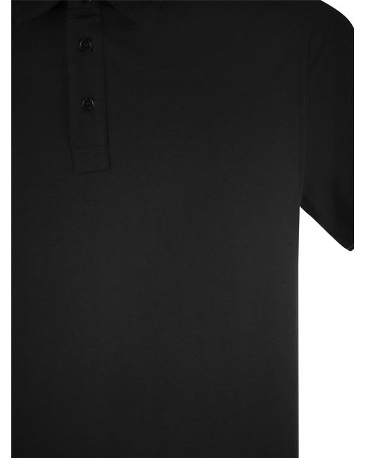 Majestic Black Majestätisches kurzärärmisches Poloshirt in Lyocell