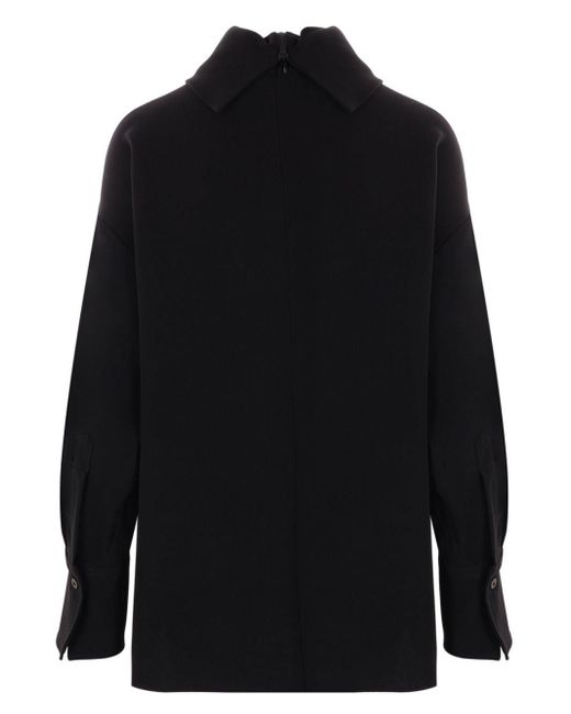 Alberto Biani Blue High-neck Jumper