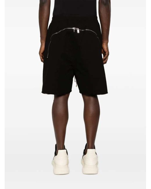 Bermudas Con Cordones Rick Owens de hombre de color Black
