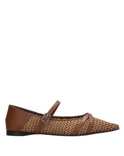 Max Mara Brown Flat Shoes