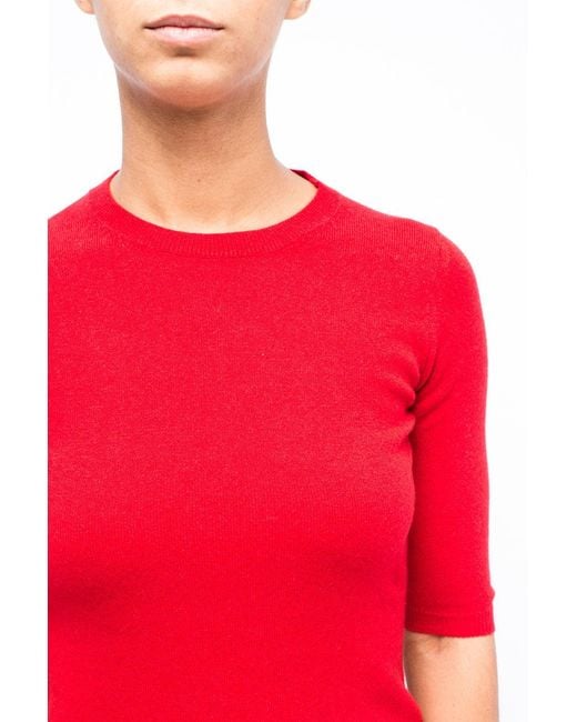 LA ROSE Red Pullover